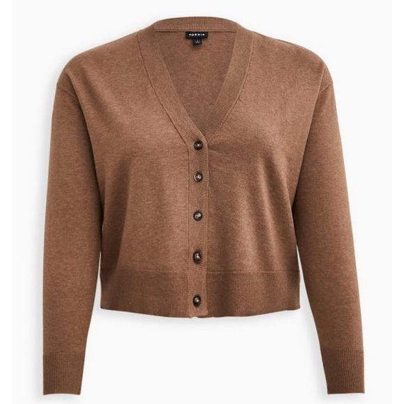 Torrid Women’s Everyday Plush Cardigan Plus Size 4 V-neck Button Front - Picture 4 of 12